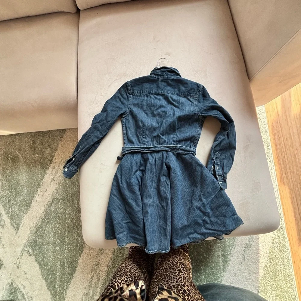 Ralph Lauren Blue Denim Kids Casual Dress